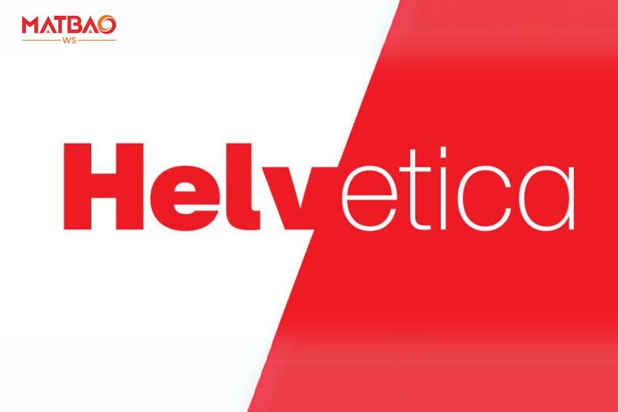 Top 5 font chữ được sử dụng trong thiết kế web bán hàng 10 Helvetica là một font chữ dễ đọc và thân thiện