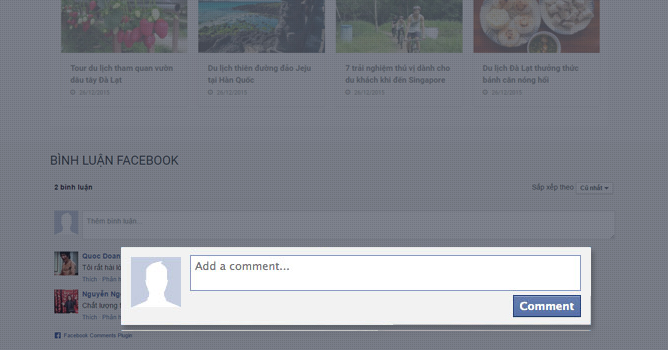Bình luận Facebook