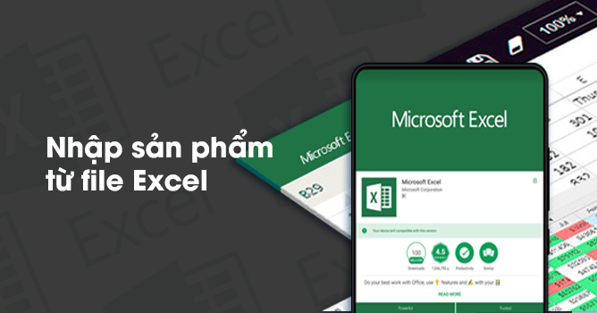 Nhập sản phẩm từ file Excel