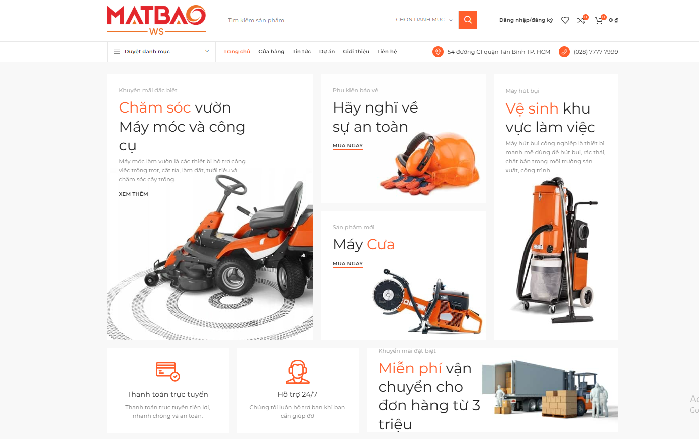 Thiết Kế Website Chuyên Ngành Cơ Khí – Công Nghiệp: Hiện Đại, Hiệu Quả, Ấn Tượng 9 Thiết kế website chuyên ngành Cơ Khí
