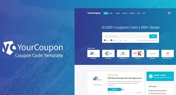 4 mẫu chủ đề Wordpress cực kỳ thích hợp cho web quảng cáo 8 Yourcoupon là một chủ đề wordpress cực kỳ thông minh