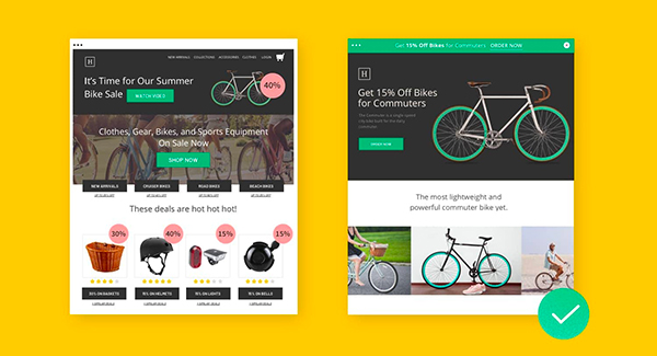 Sự khác biệt giữa landing page và home page 6 Sự khác biệt giữa landing page và home page - 6