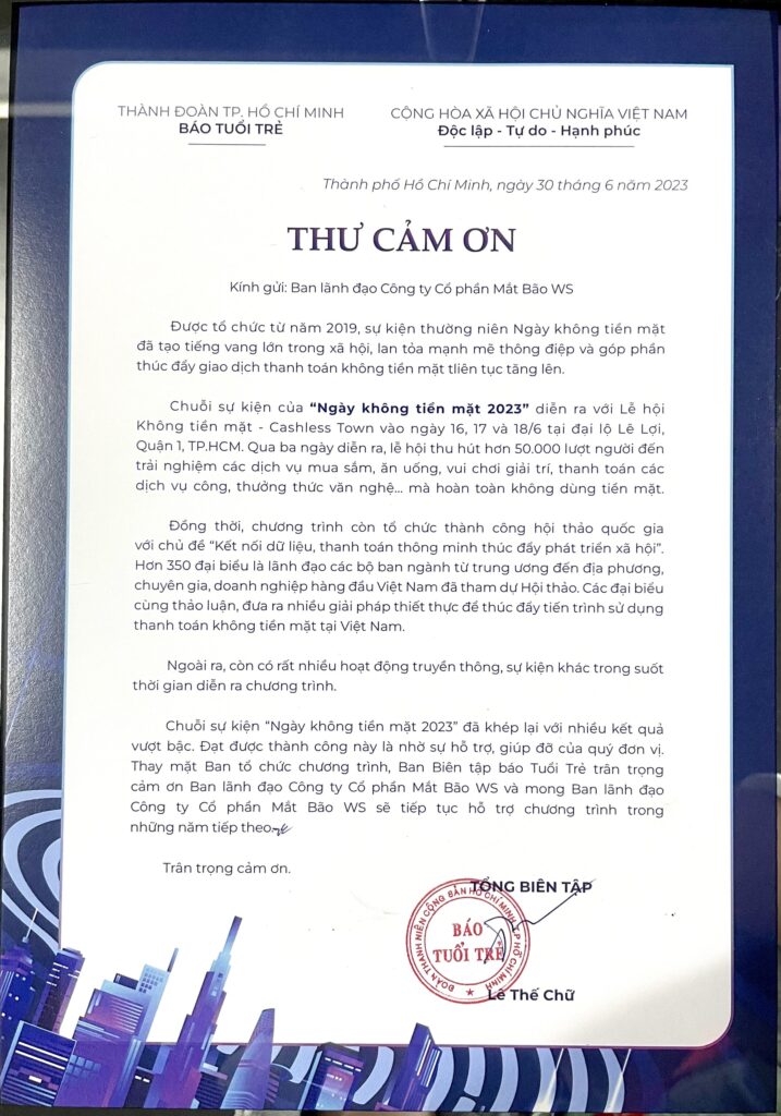 Hội thảo “Ngày không tiền mặt” ứng dụng thành công giải pháp Tổ chức sự kiện thông minh Mắt Bão WS 8 Hội thảo “Ngày không tiền mặt” ứng dụng thành công giải pháp Tổ chức sự kiện thông minh Mắt Bão WS - 8